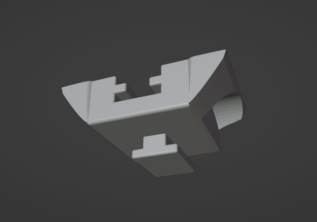 Jinbao Devastator knee adapter 3D model_2