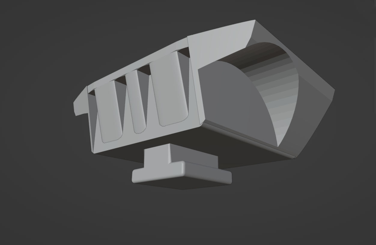 Jinbao Devastator knee adapter 3D model_3