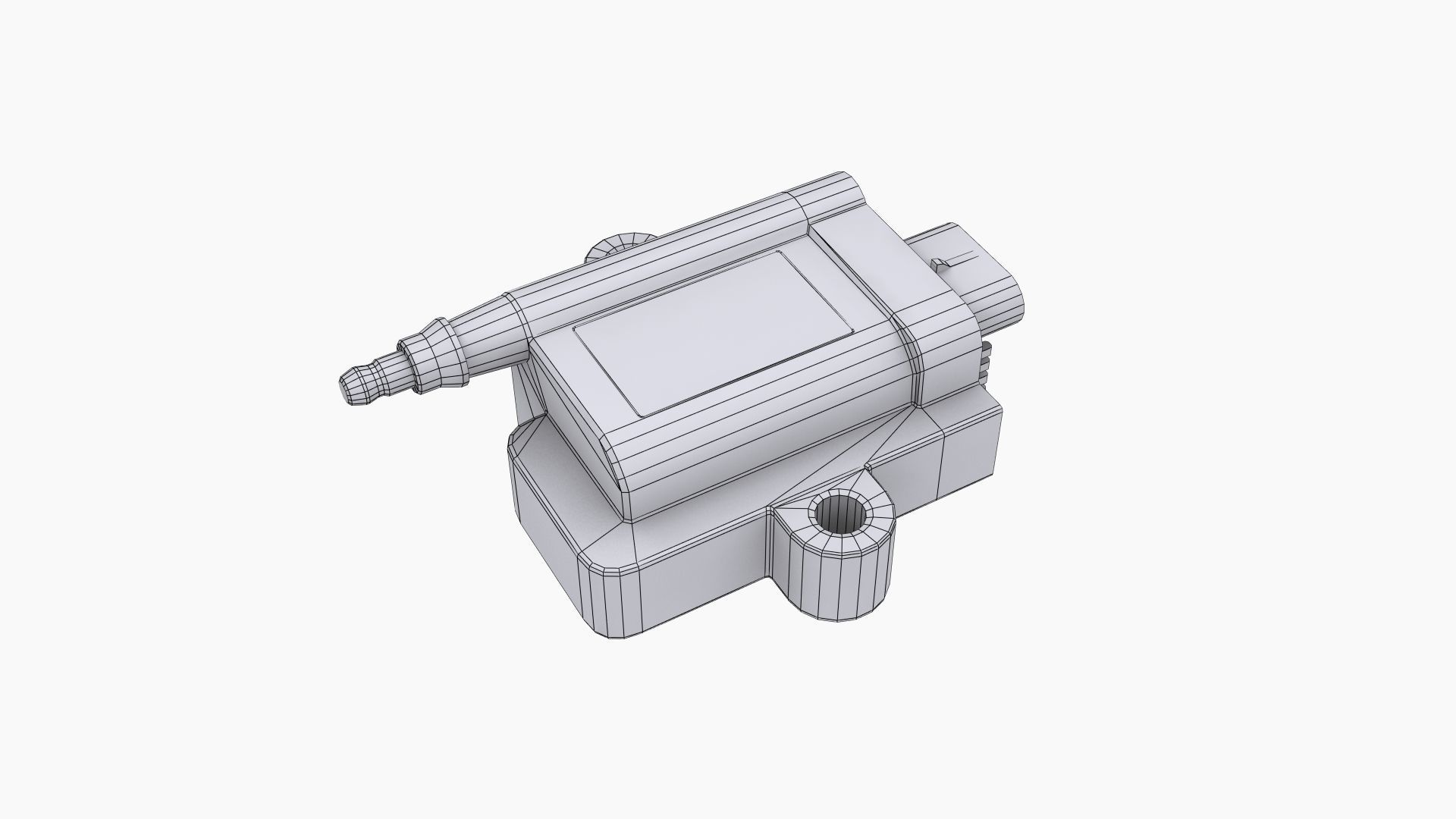 Fueltech Smart Coil Low-poly 3D model_10