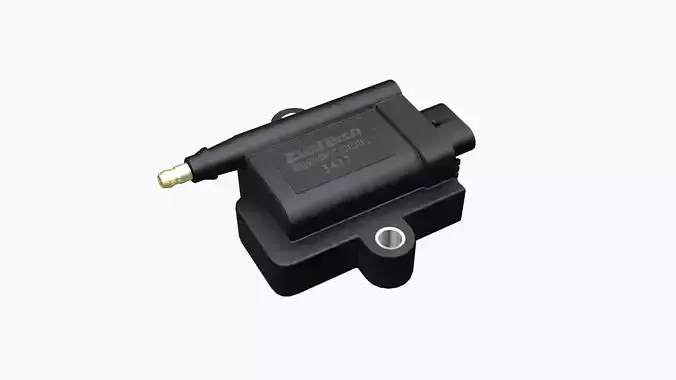 Fueltech Smart Coil Low-poly 3D model