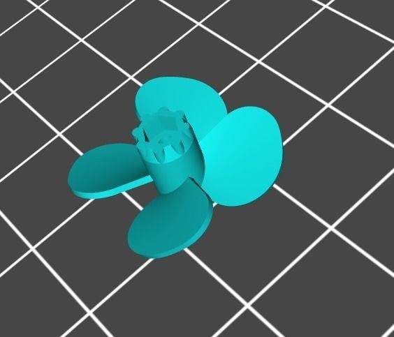 Engine Volvo-Penta 340 HP 3D print model_14