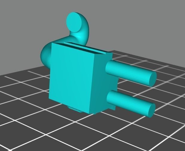 Engine Volvo-Penta 340 HP 3D print model_34