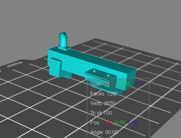 Engine Volvo-Penta 340 HP 3D print model_35