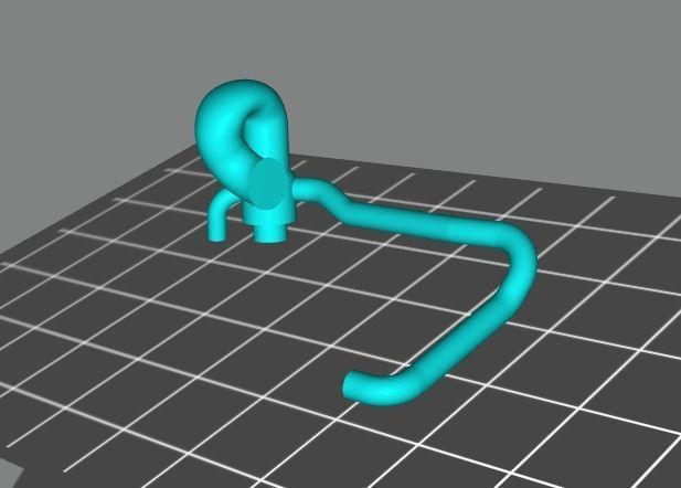 Engine Volvo-Penta 340 HP 3D print model_38