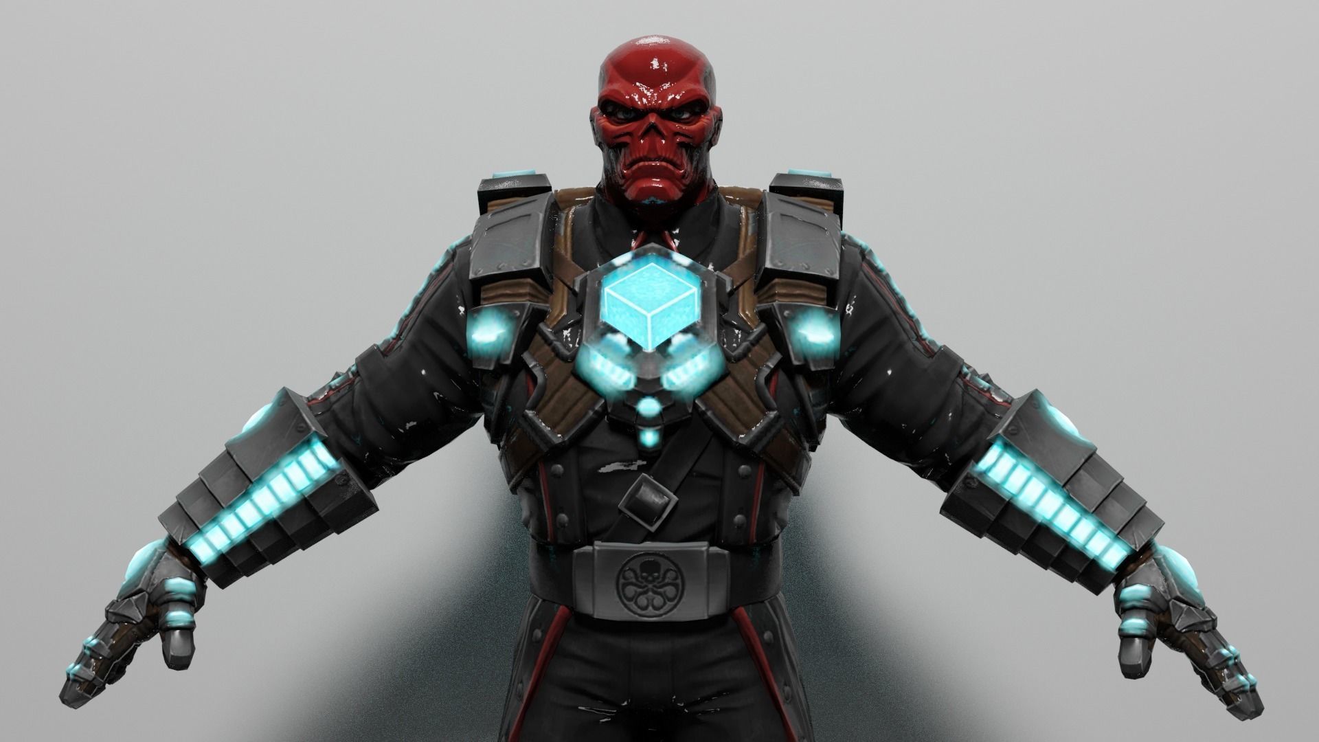 Red Skull  3D model_1