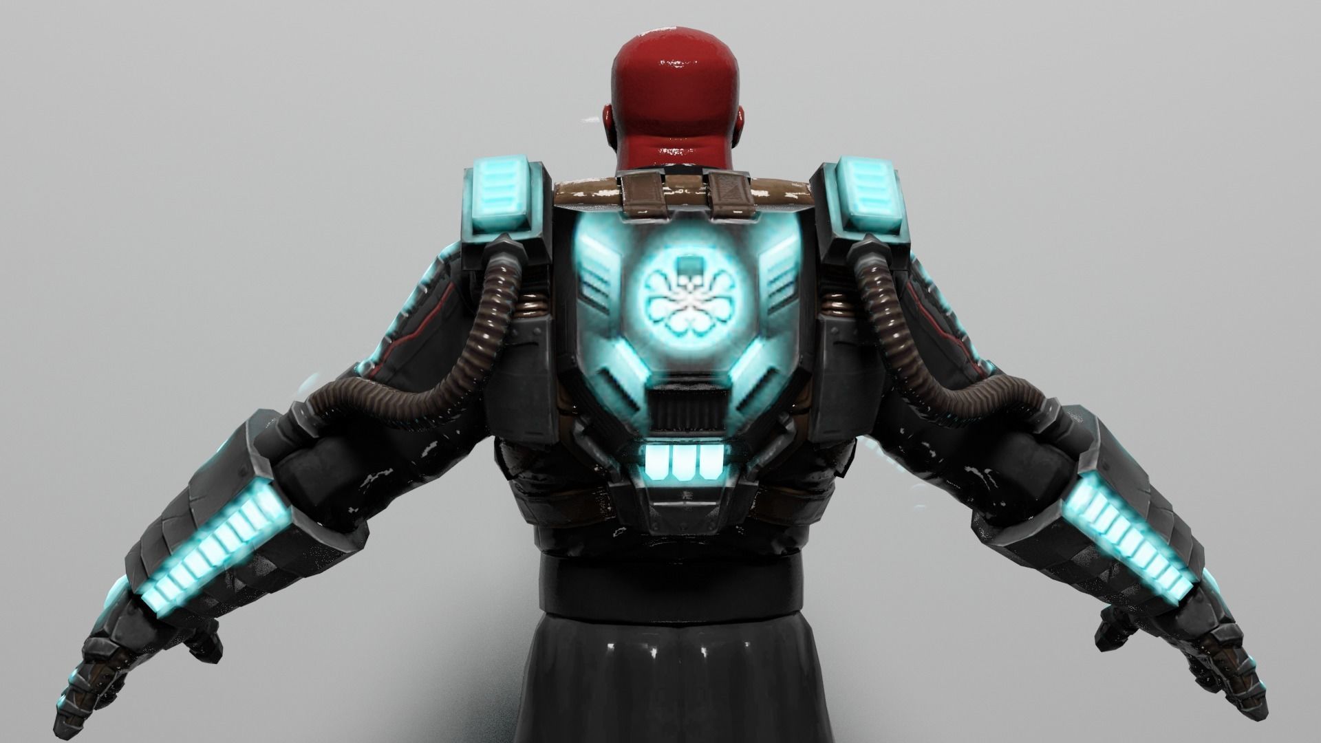 Red Skull  3D model_5