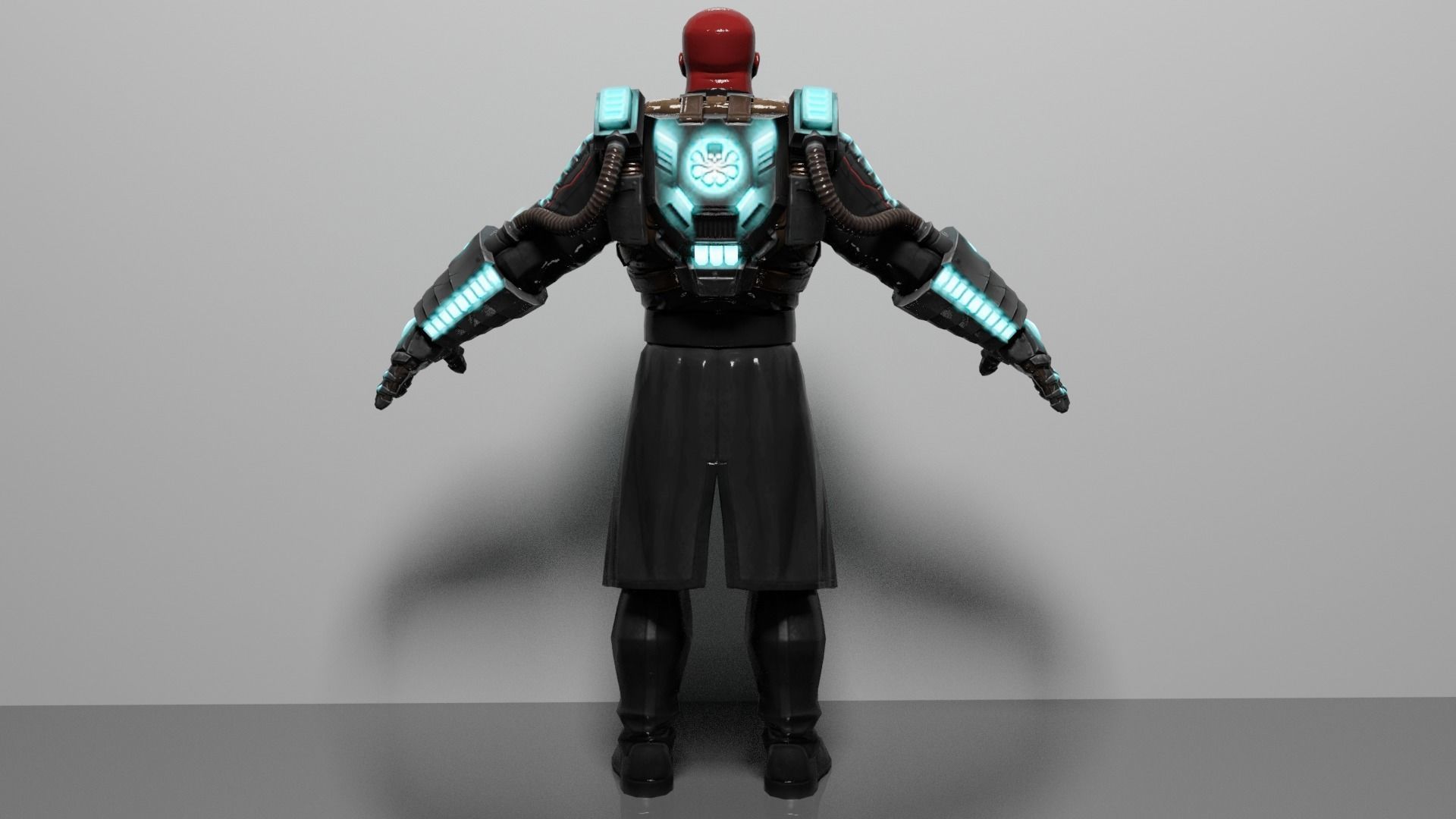 Red Skull  3D model_4
