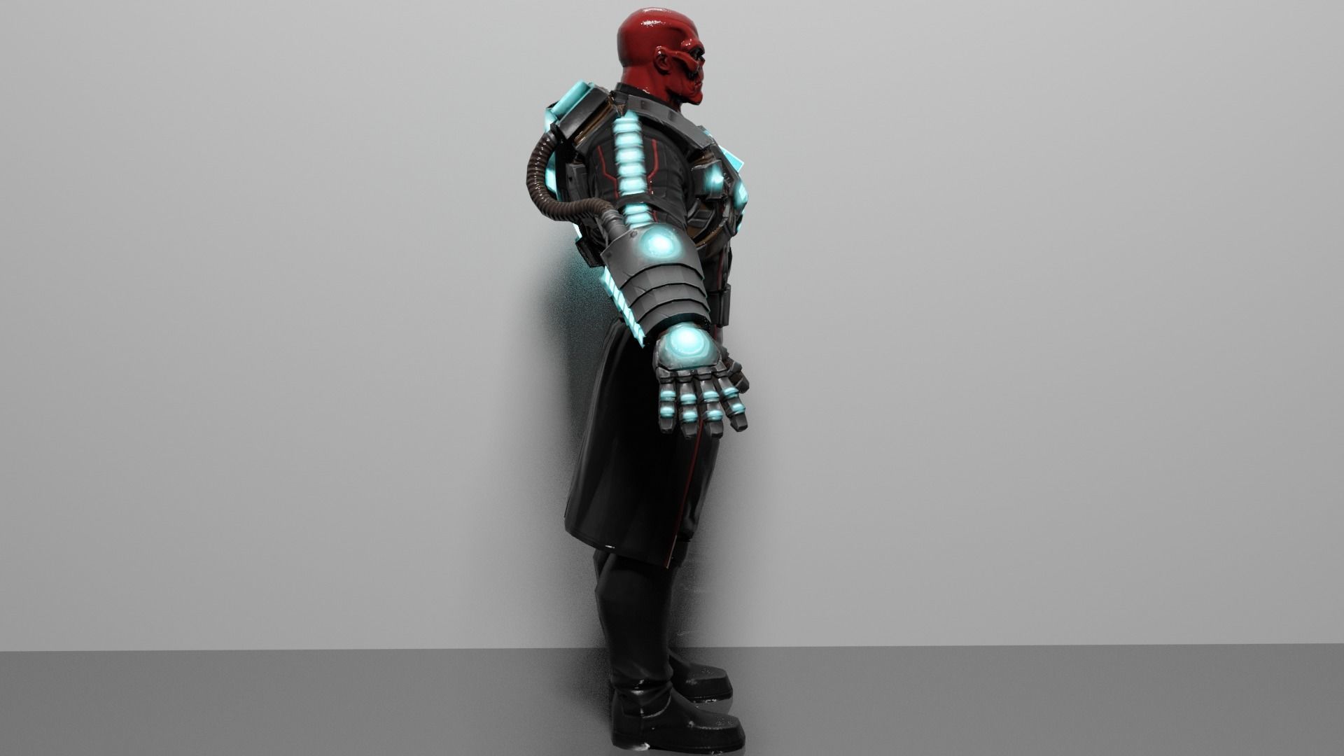 Red Skull  3D model_2