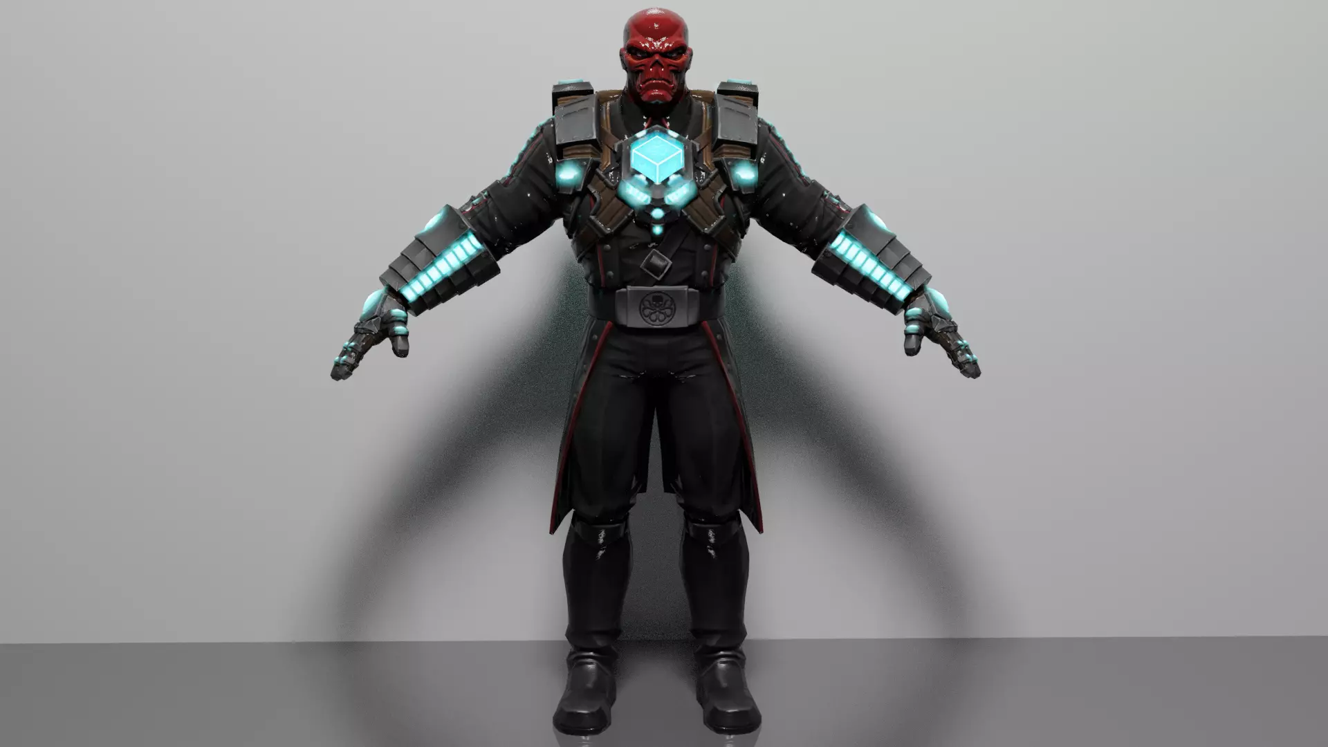 Red Skull  3D model_0