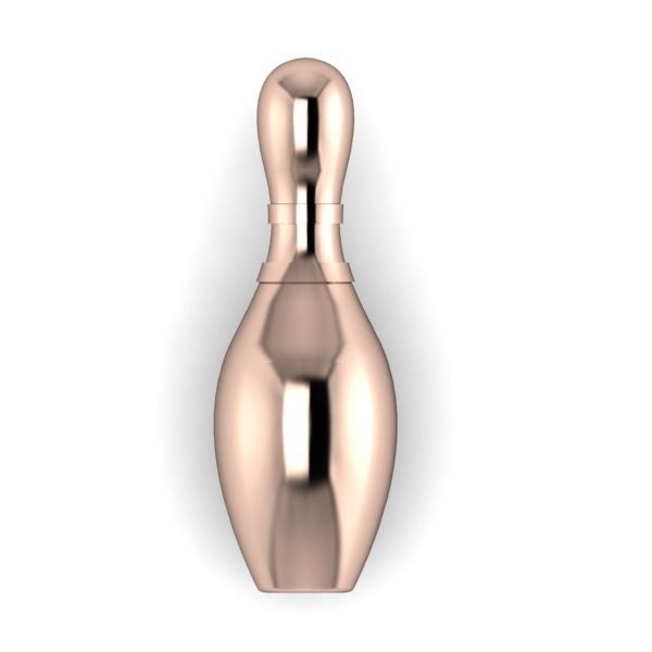 3D Diamond Bowling Pin Charm 3D print model_11