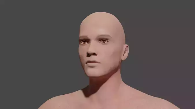 Human Male White Character Free 3D model