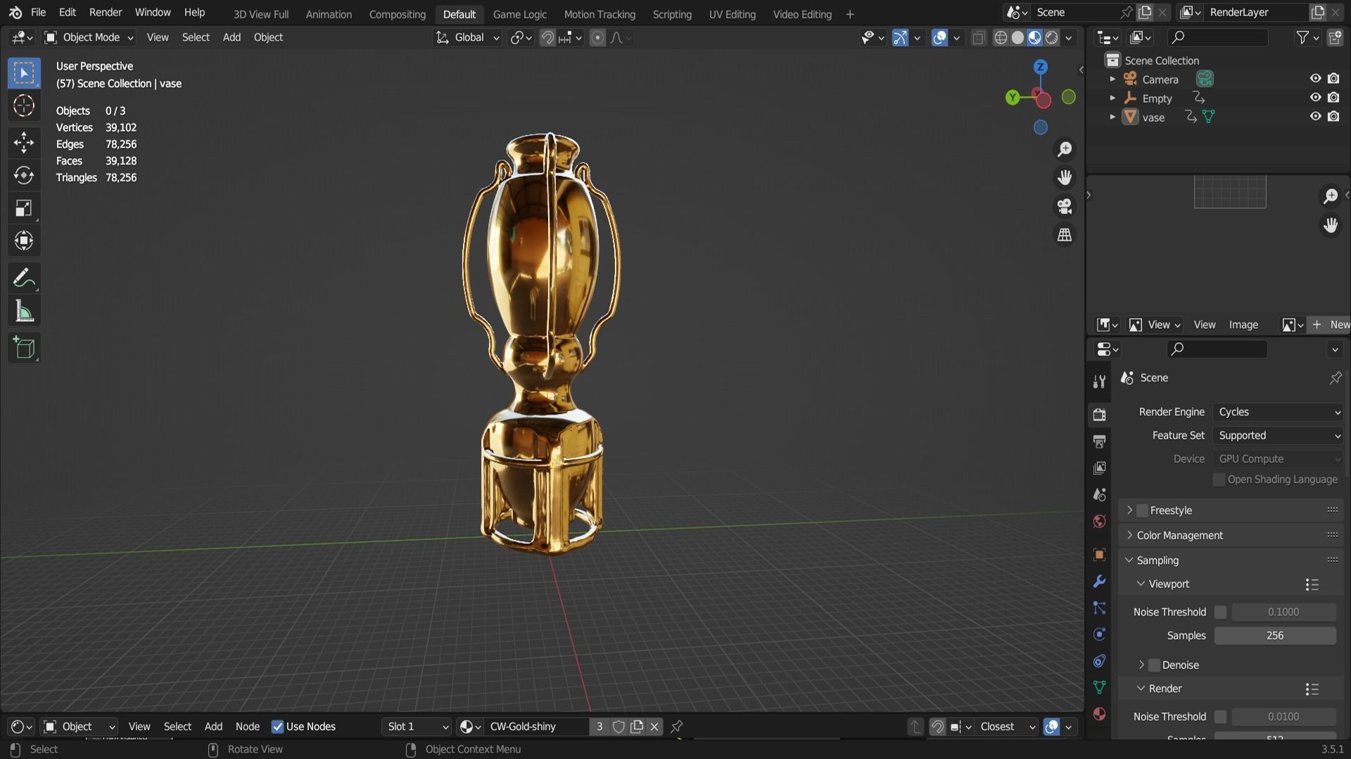 beautiful vase 3D model_15