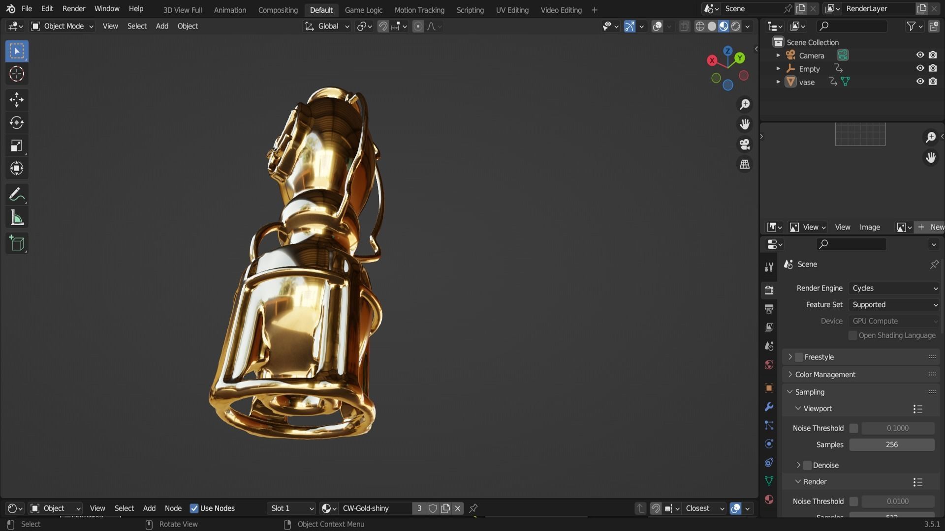 beautiful vase 3D model_17