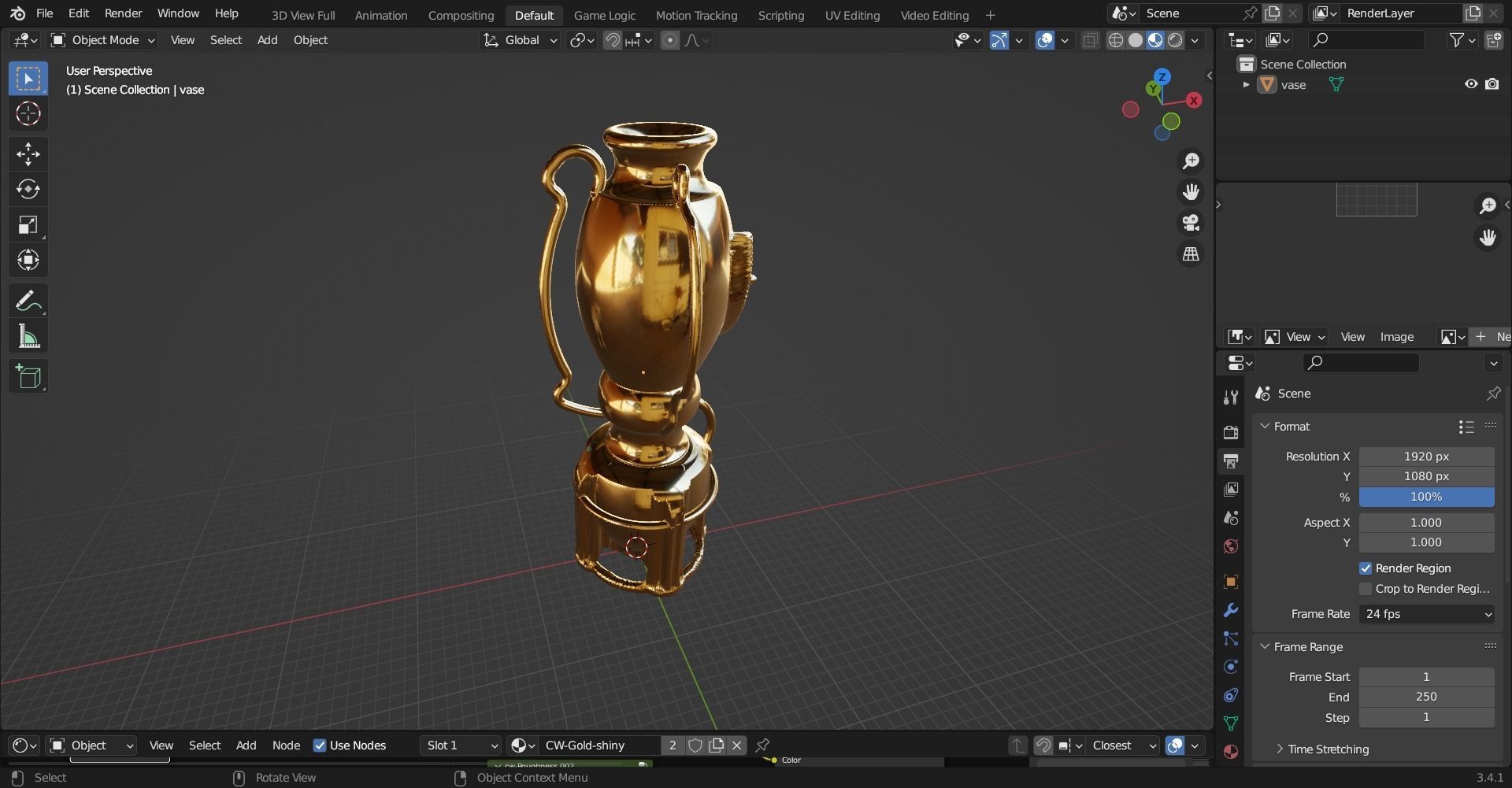 beautiful vase 3D model_5