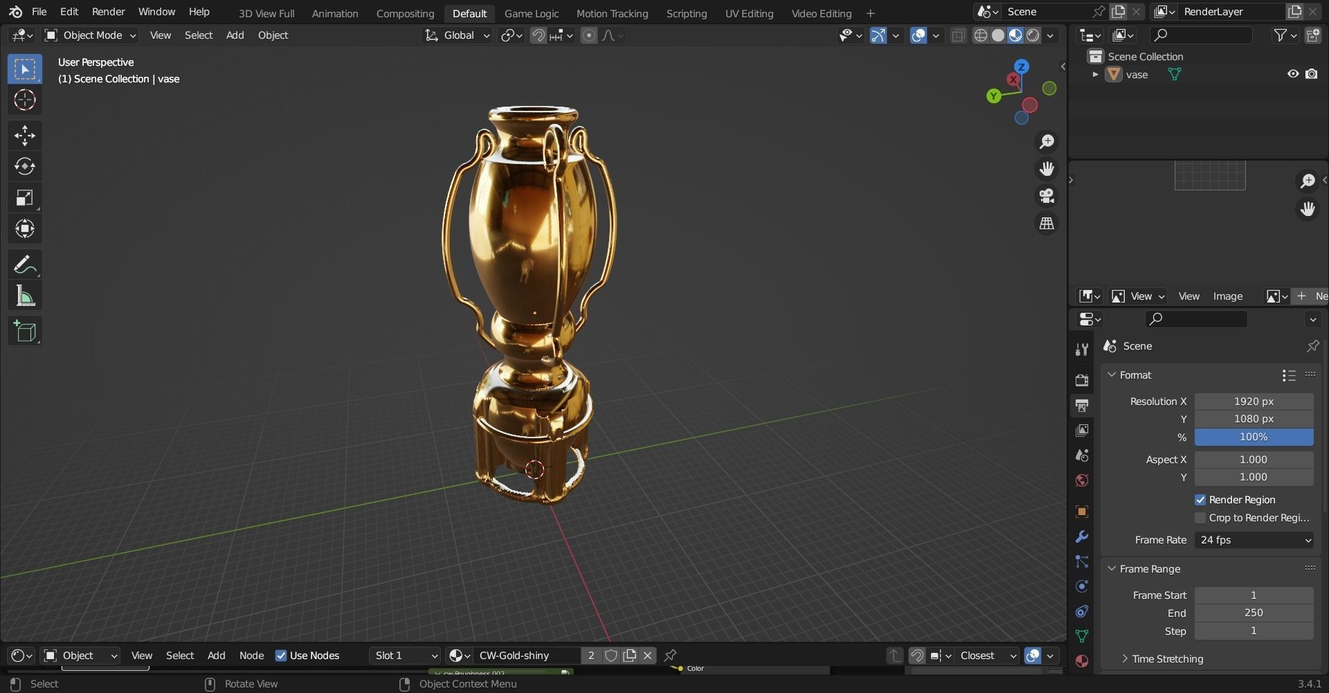beautiful vase 3D model_6