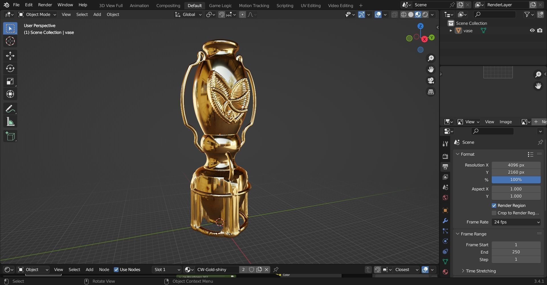 beautiful vase 3D model_8