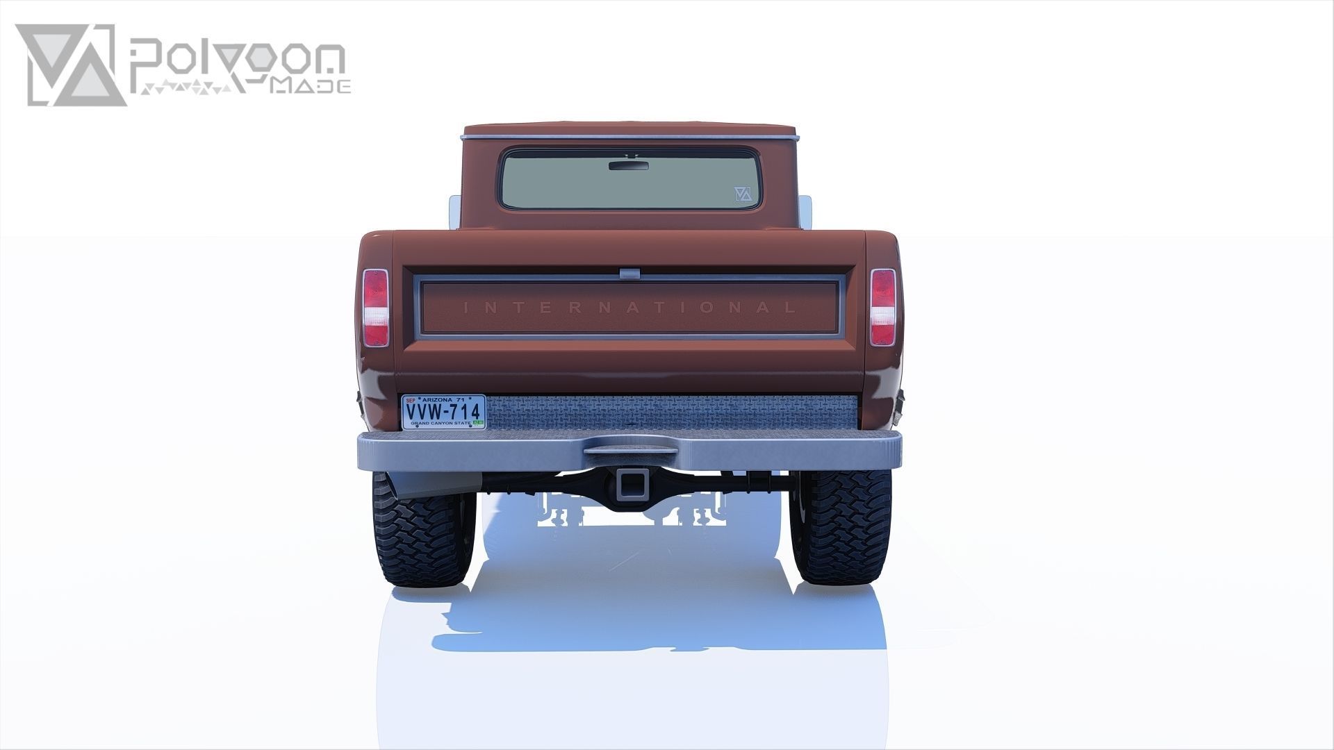 International Haervester Travelette Crew Cab Full Interior 3D model_19