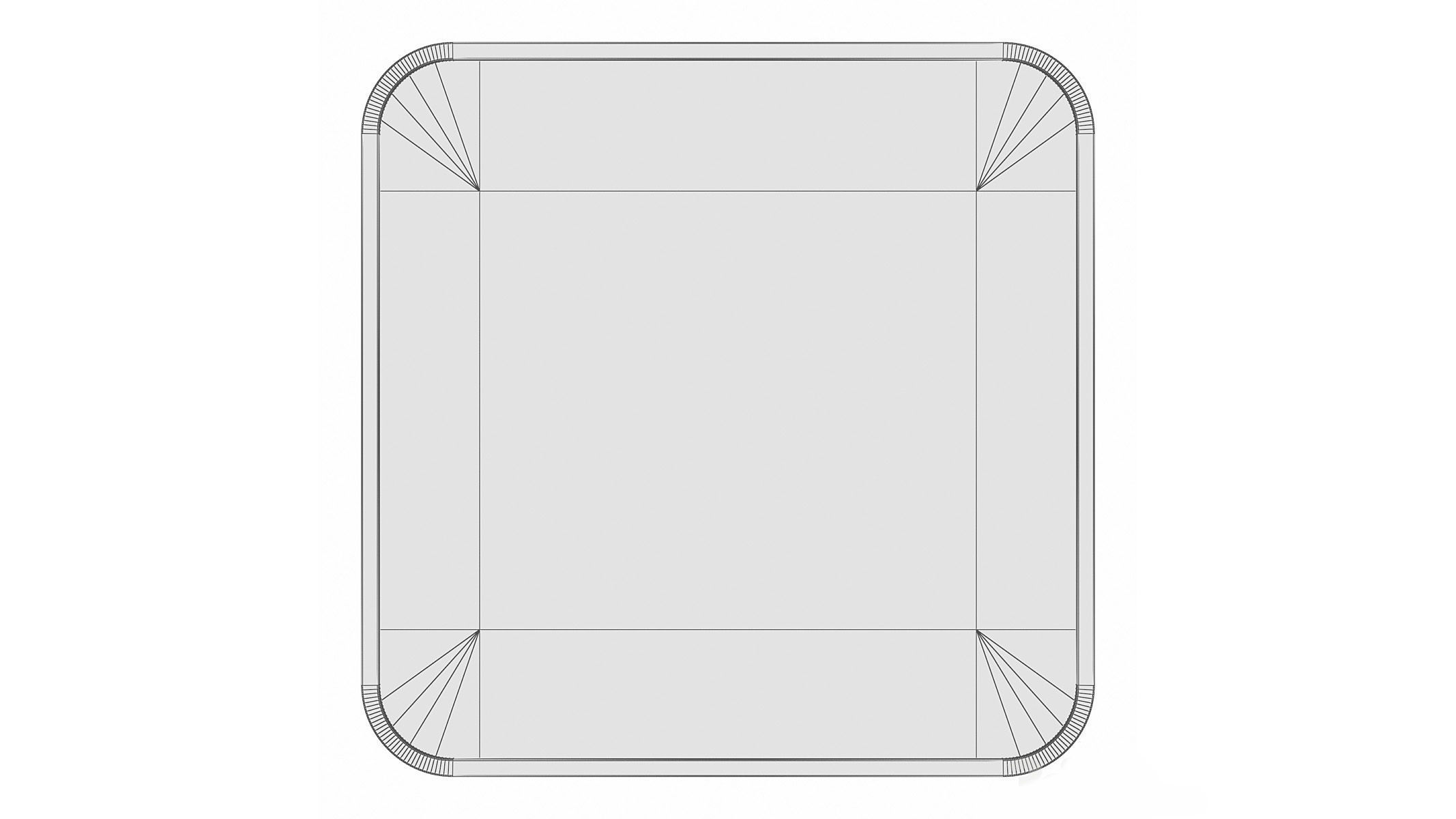 Mirror in a metal frame GZ-M1055 3D model_5