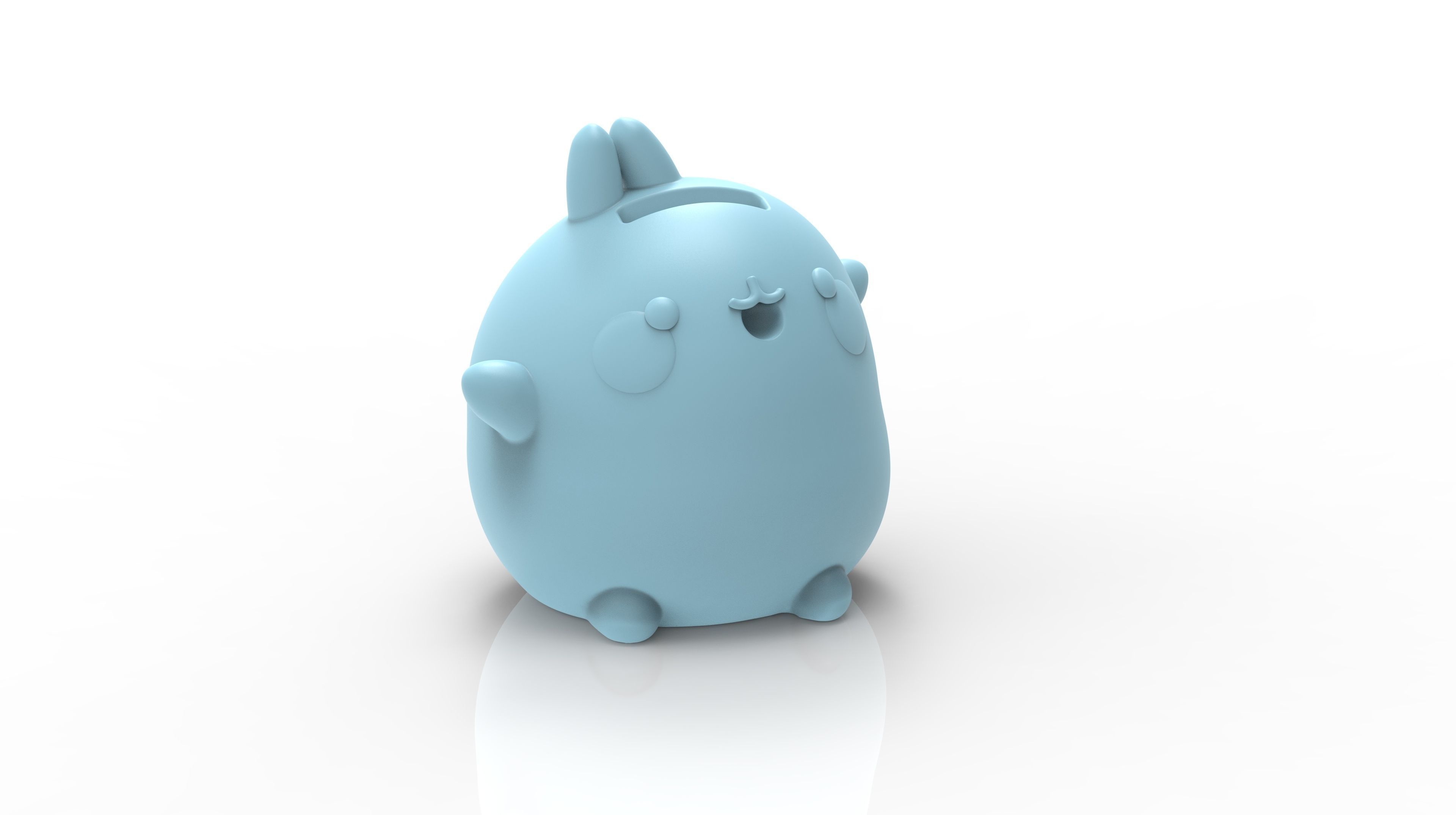 PEGGY MOLANG BANK - COIN SAVER 3D print model_6