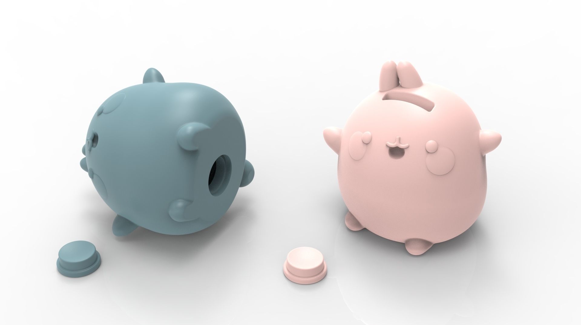 PEGGY MOLANG BANK - COIN SAVER 3D print model_3