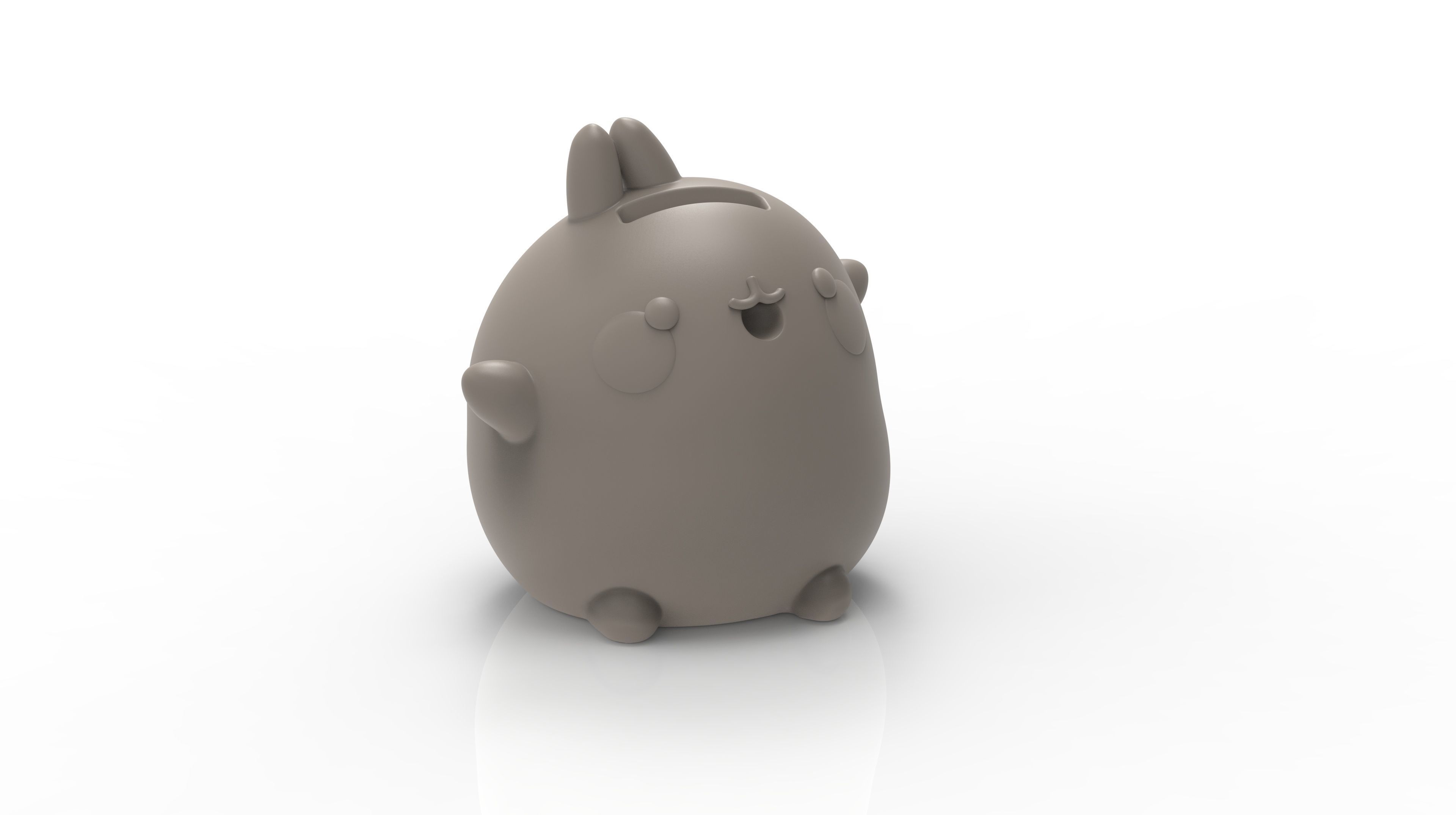 PEGGY MOLANG BANK - COIN SAVER 3D print model_4