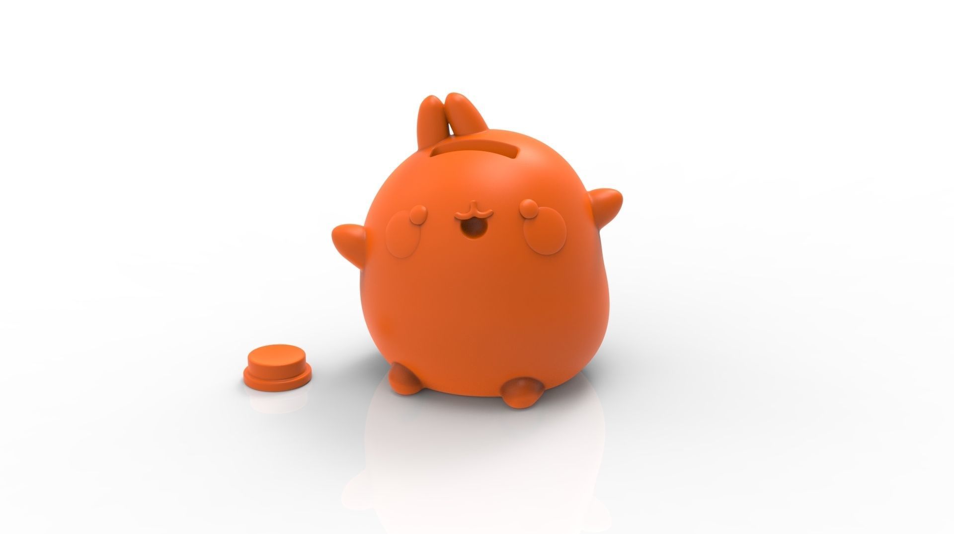 PEGGY MOLANG BANK - COIN SAVER 3D print model_5