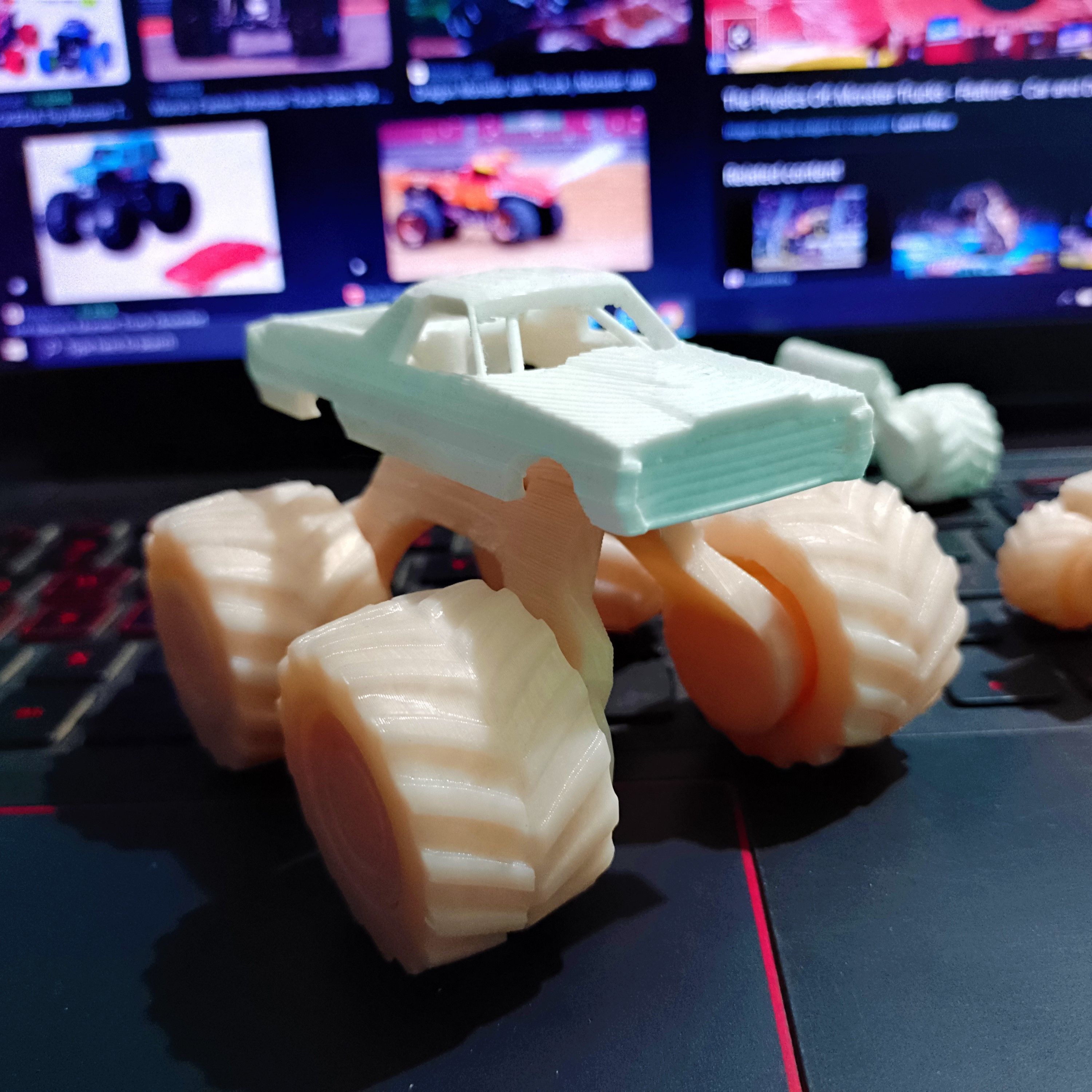 Monster Truck 3D print model_6