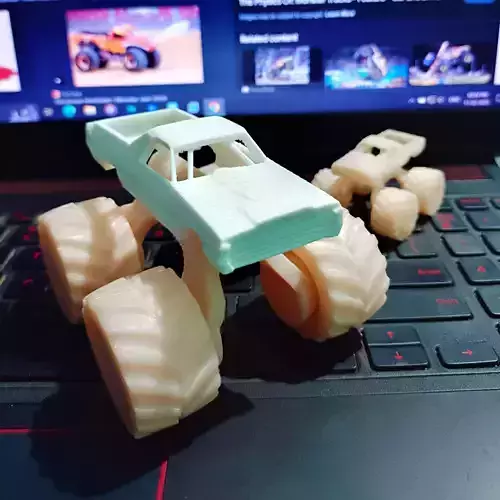 Monster Truck 3D print model Monster Truck 3D print model