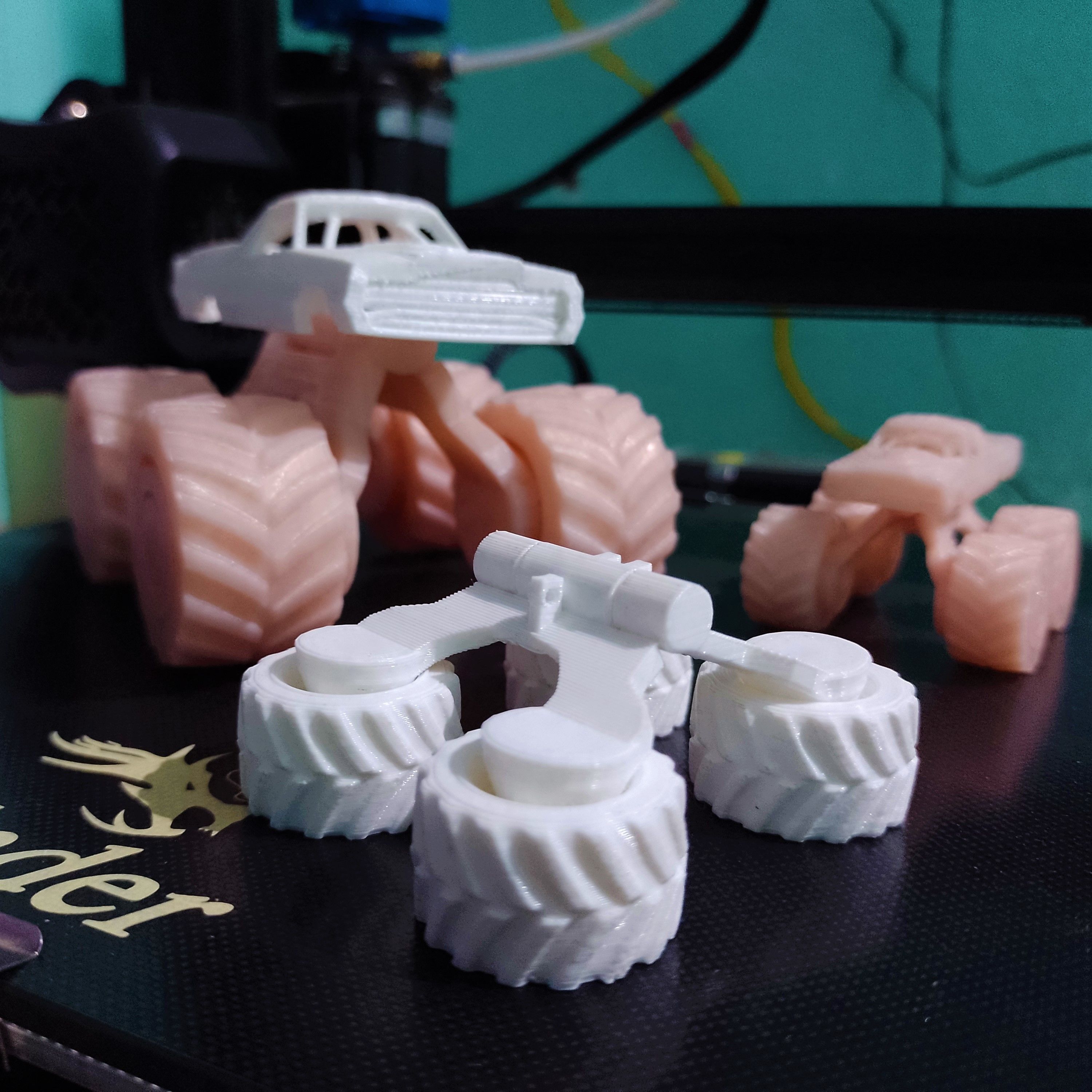 Monster Truck 3D print model_2