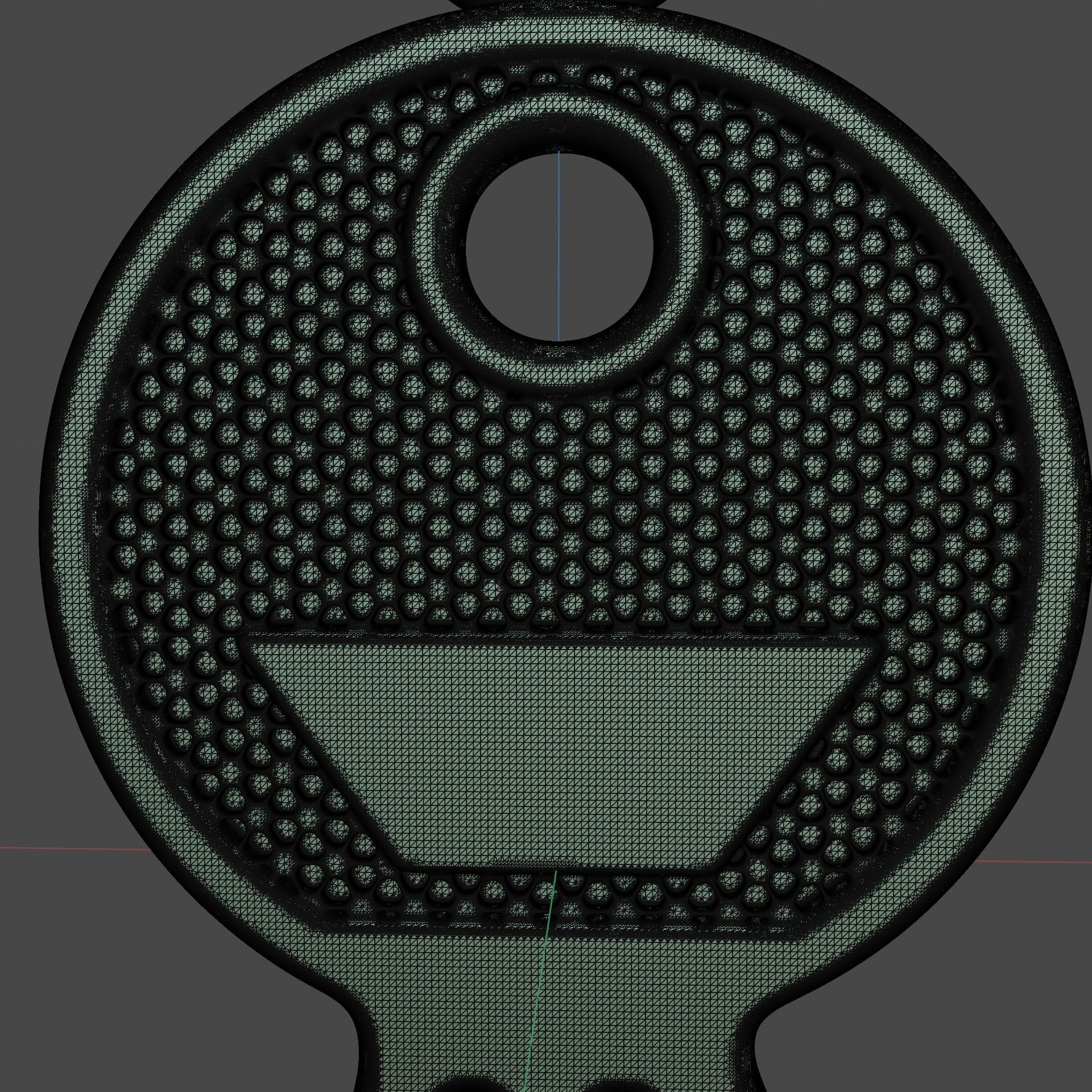 Key pendant 3D print model_5