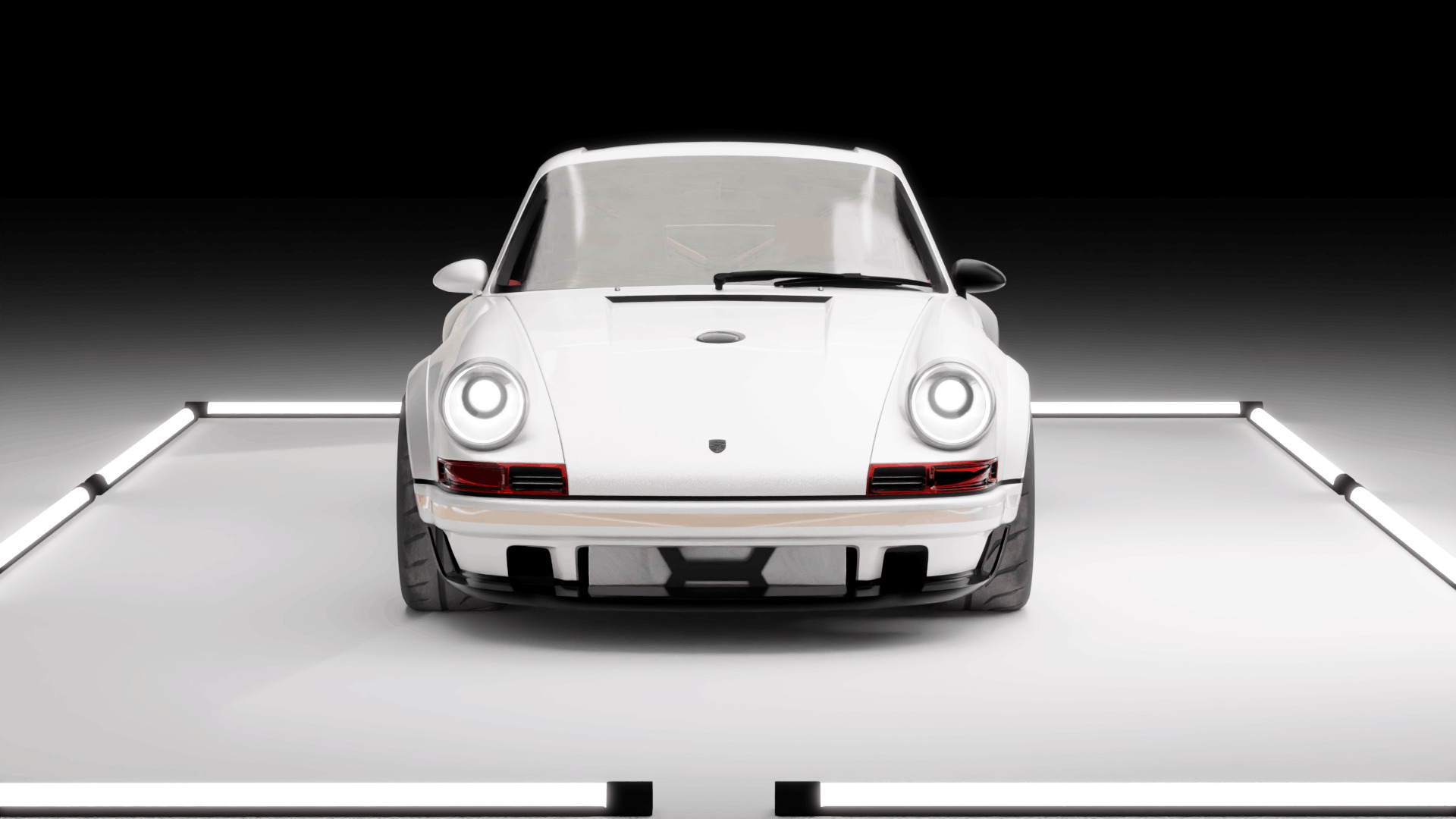 Porsche 911 Singer Stock 3D model_2
