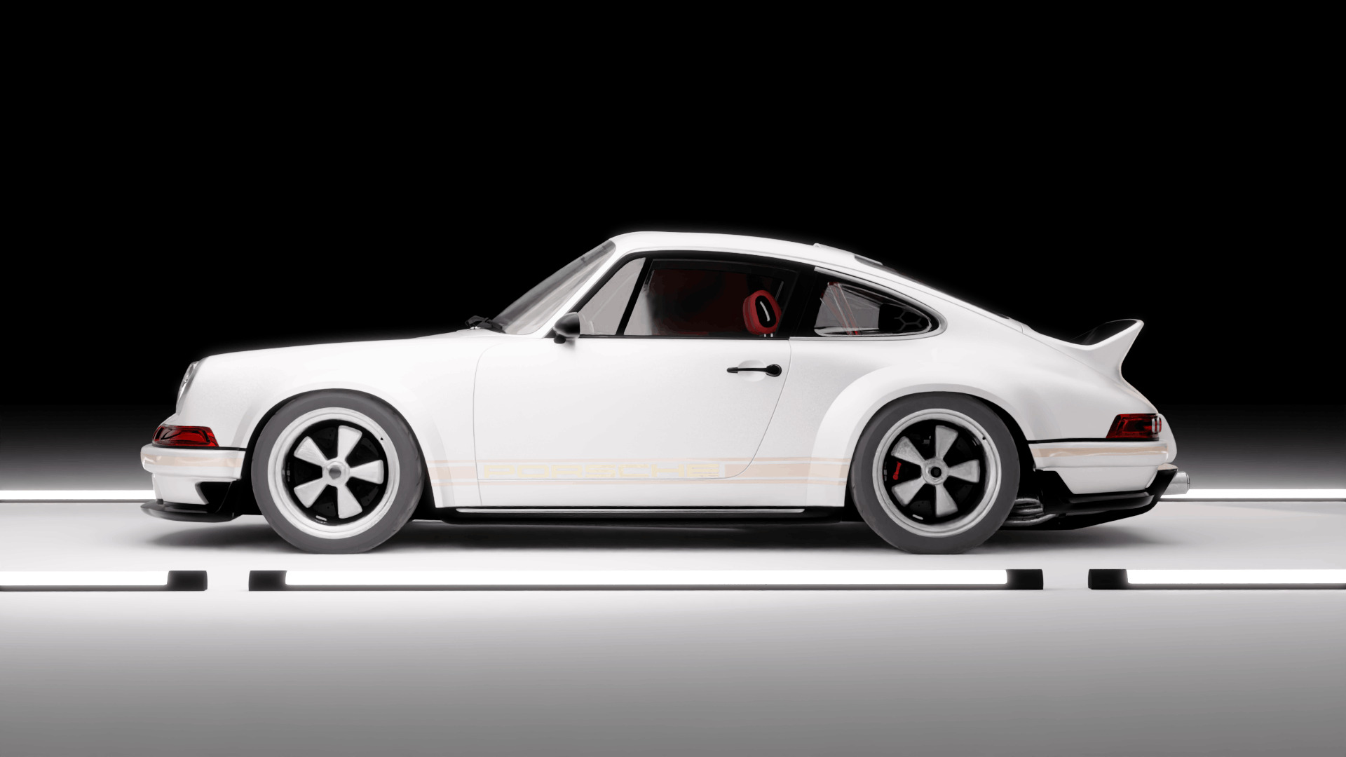 Porsche 911 Singer Stock 3D model_8