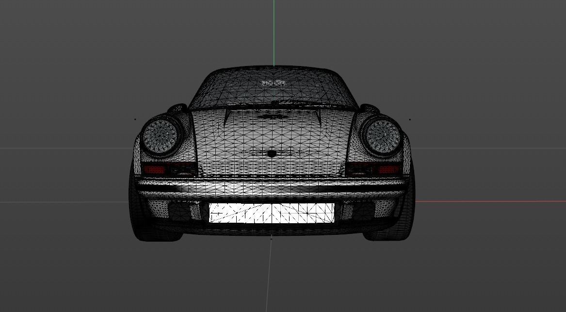 Porsche 911 Singer Stock 3D model_16