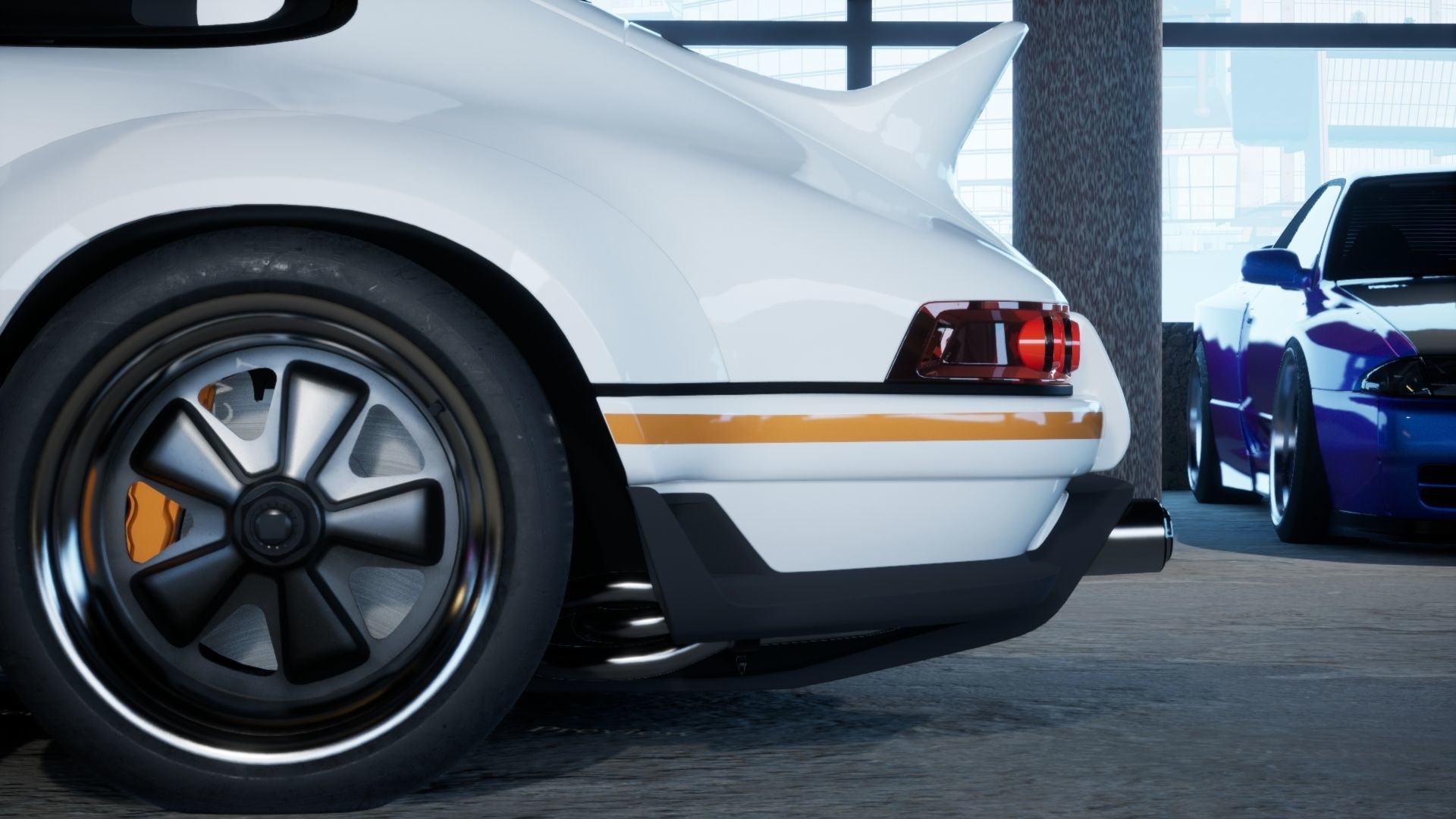 Porsche 911 Singer Stock 3D model_15