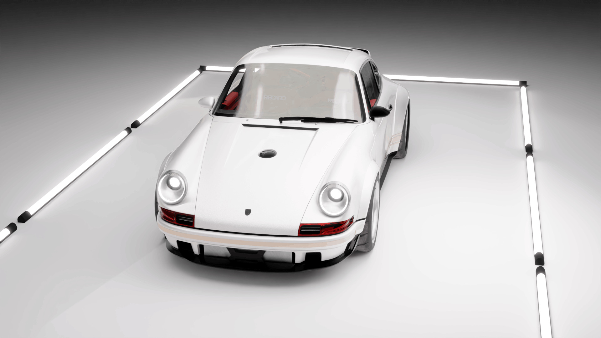 Porsche 911 Singer Stock 3D model_9