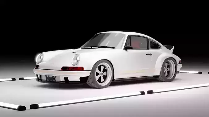 Porsche 911 Singer Stock 3D model