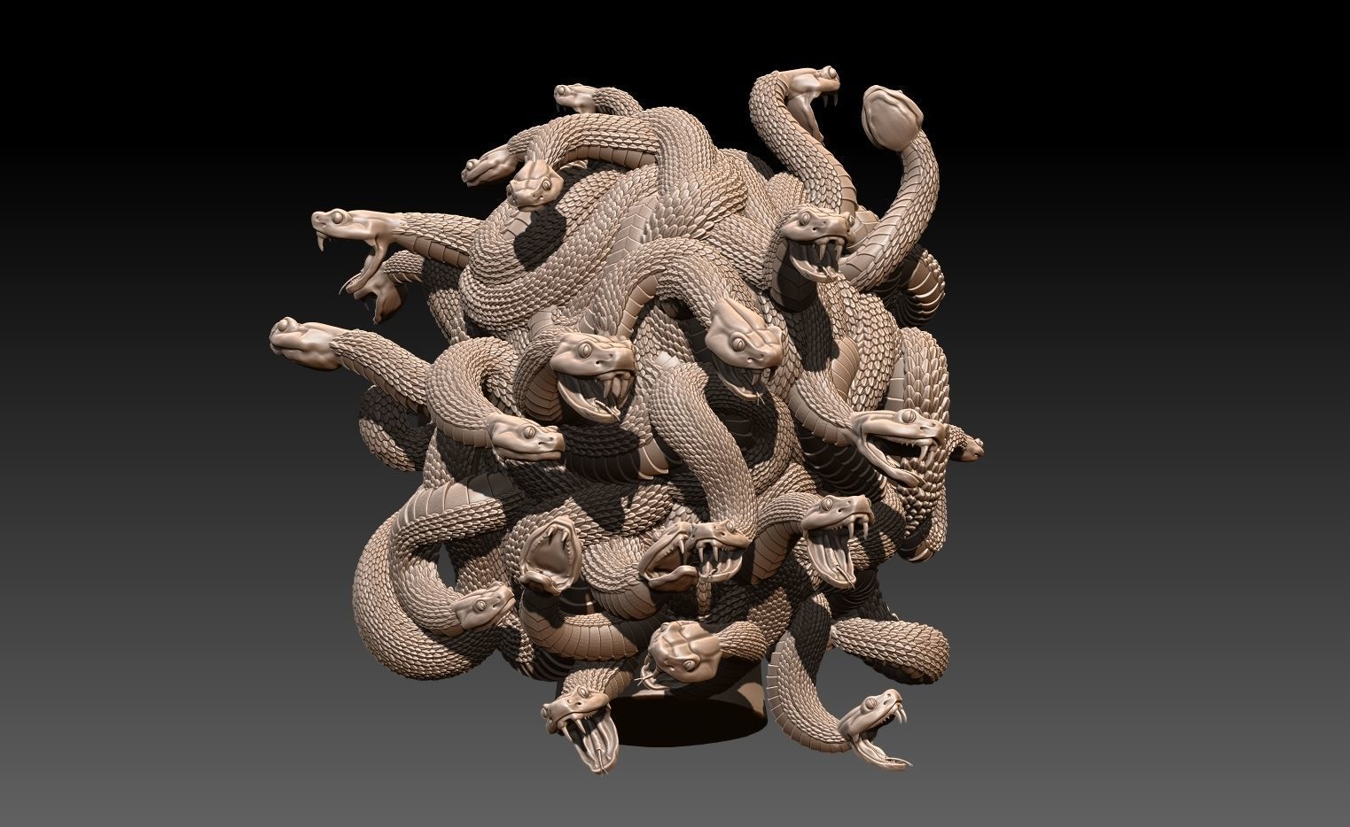 Gorgona 3D print model_3