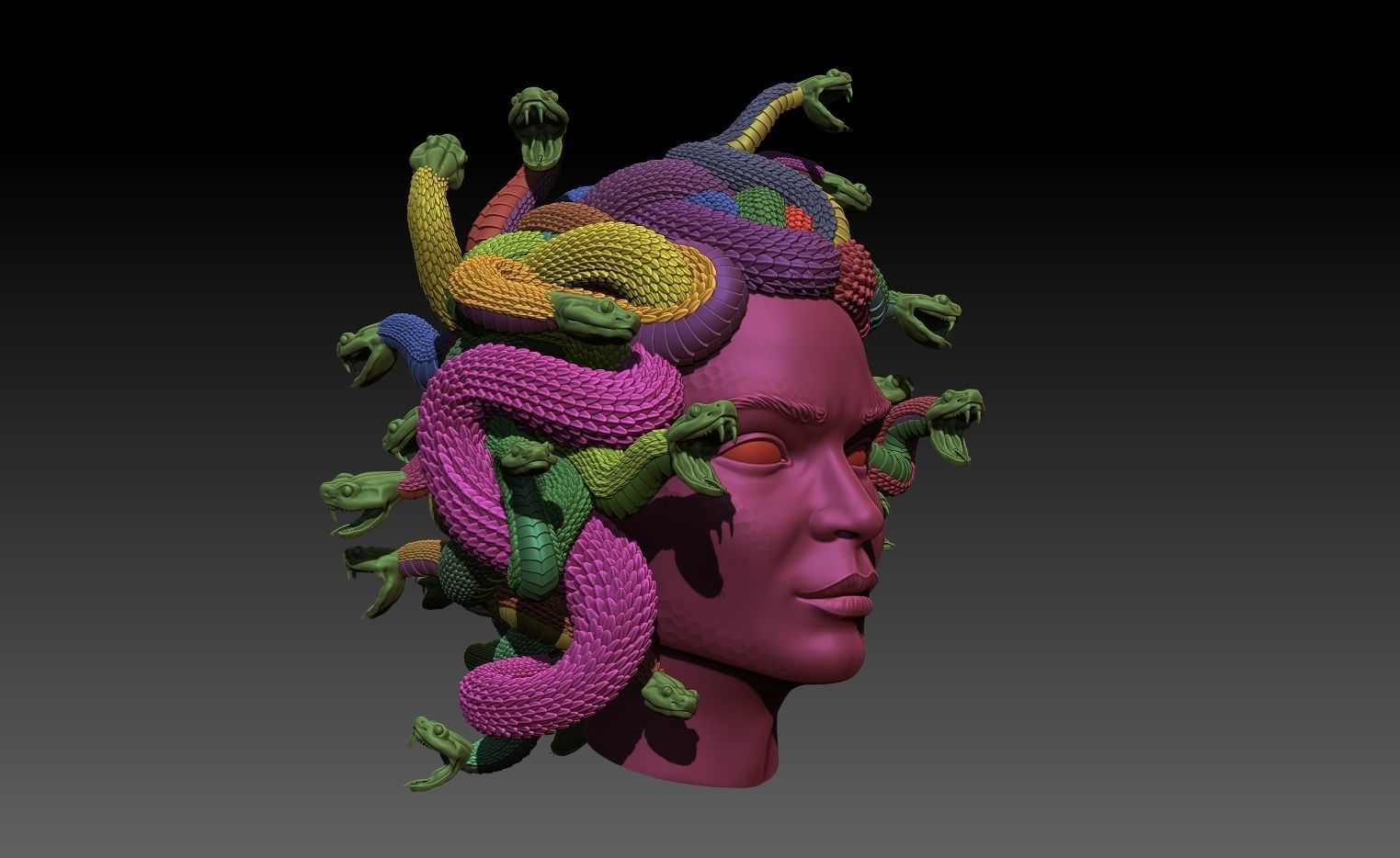 Gorgona 3D print model_8