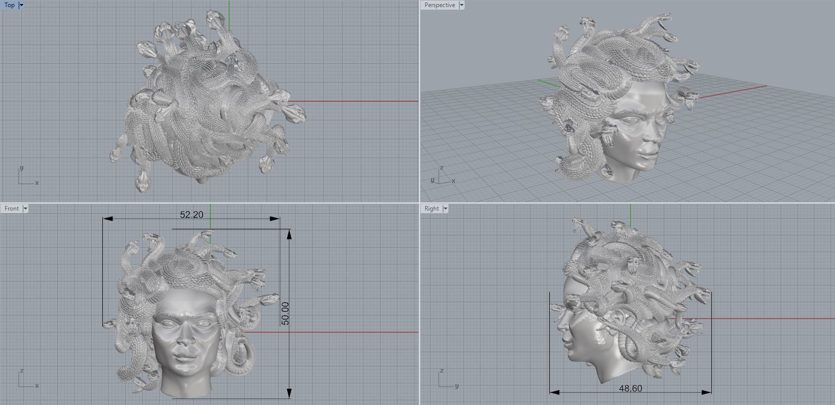 Gorgona 3D print model_10