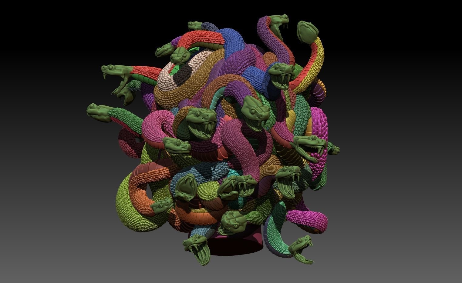 Gorgona 3D print model_9