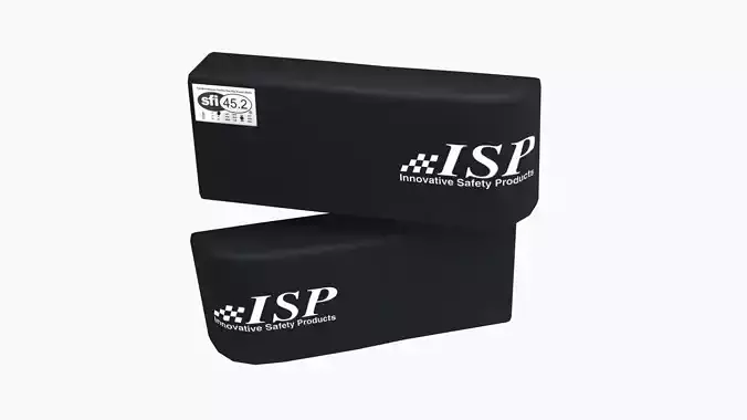 ISP Head Support Pads Low-poly 3D model