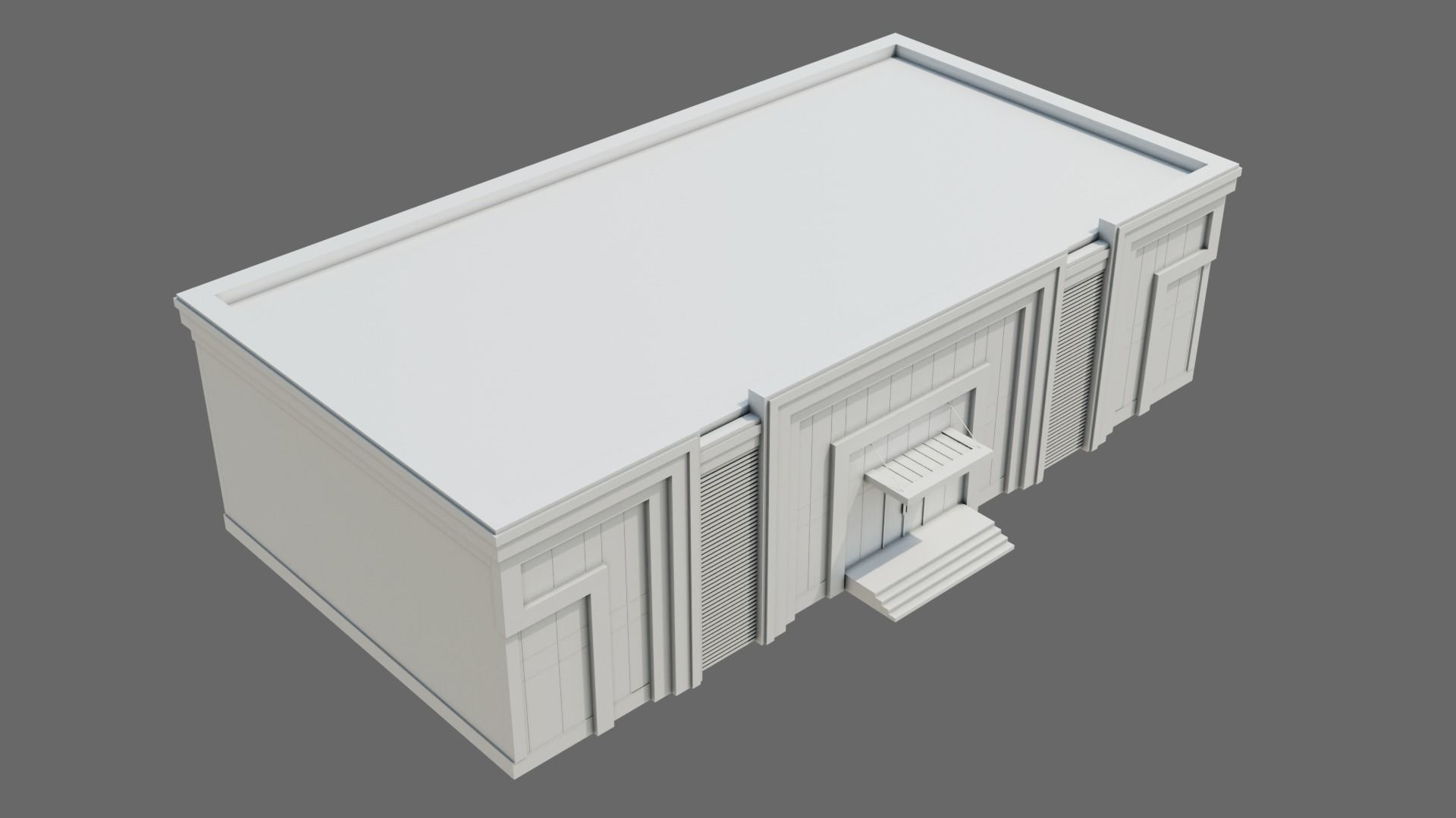 Office Building ID076 3D model_7