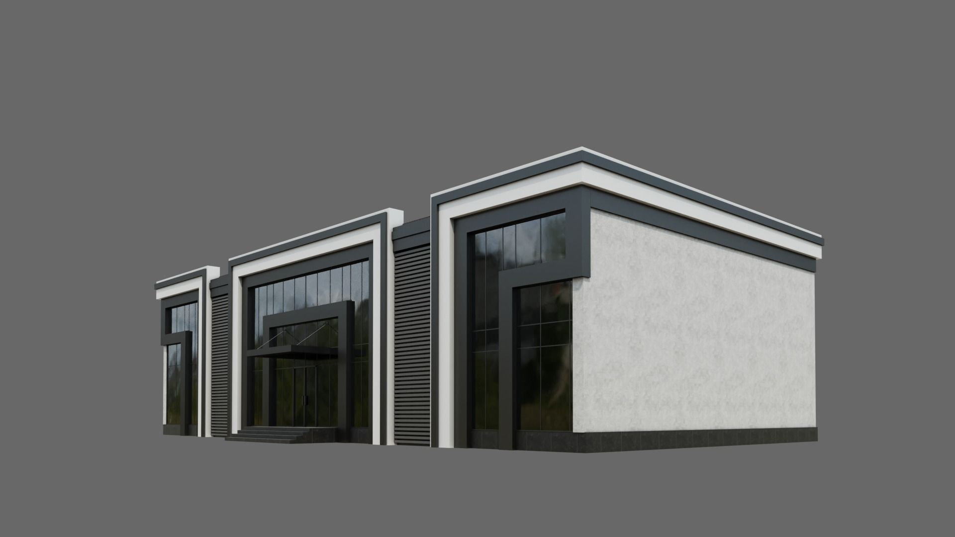 Office Building ID076 3D model_2