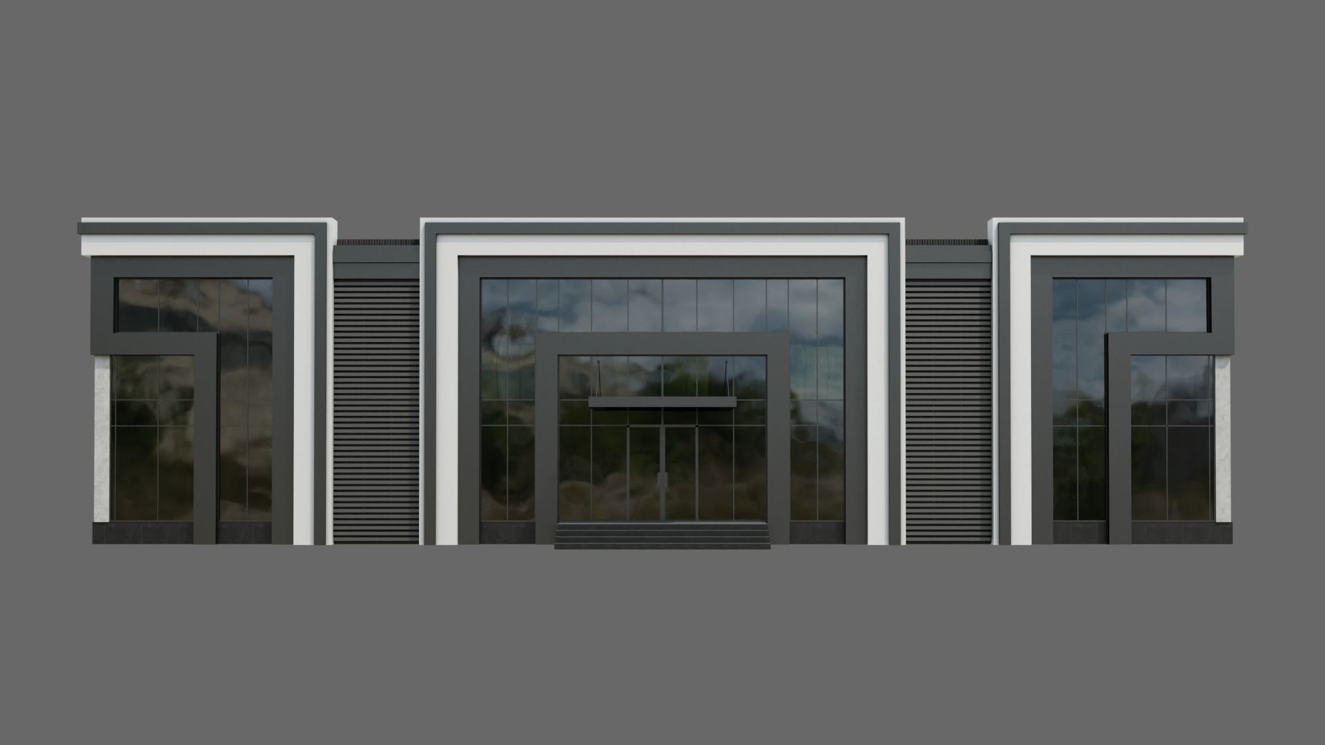 Office Building ID076 3D model_4