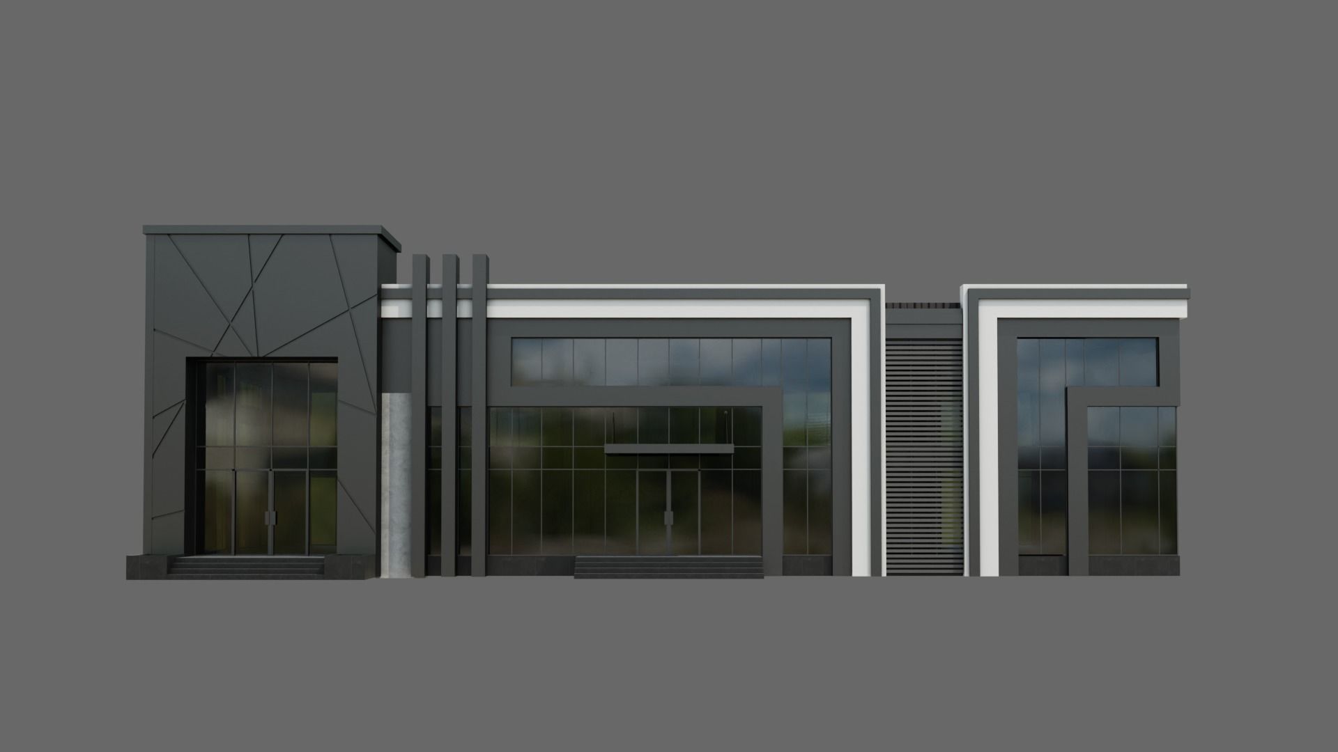 Office Building ID077 3D model_4