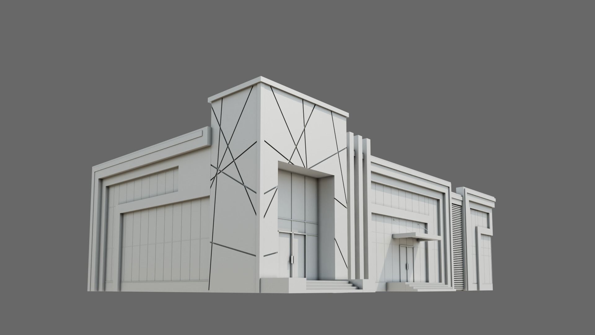 Office Building ID077 3D model_1