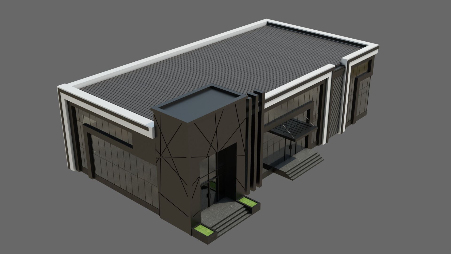 Office Building ID077 3D model_6