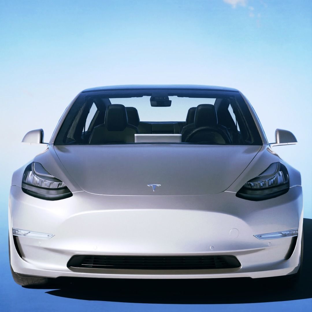 Tesla Model 3 2019 3D model_4