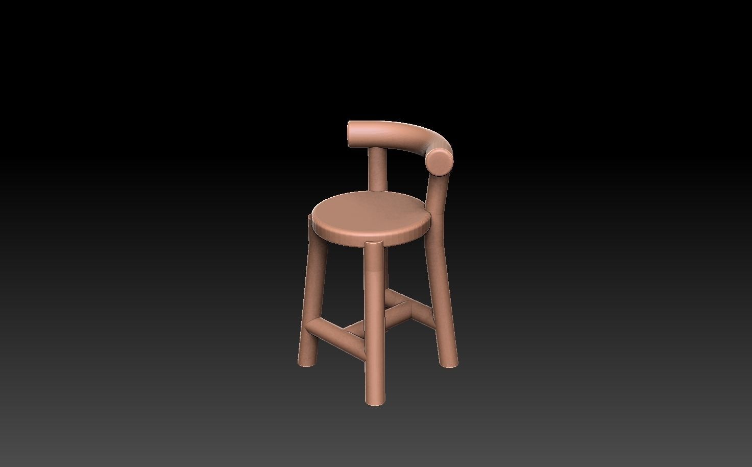 Kitchen Set microwave 3D print model_4