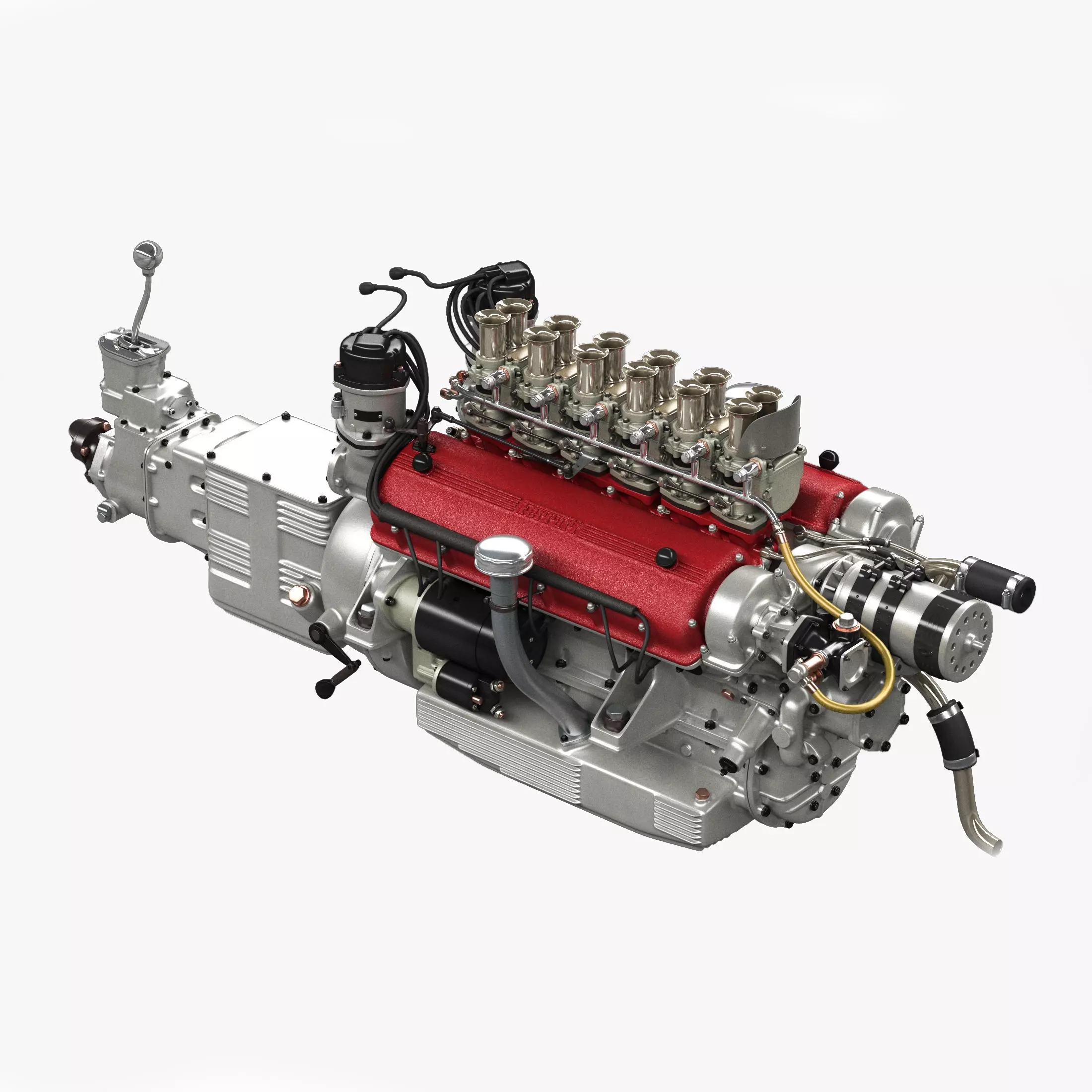 Ferrari 250 TR Engine - 3 liter - 2nd version 3D model_0